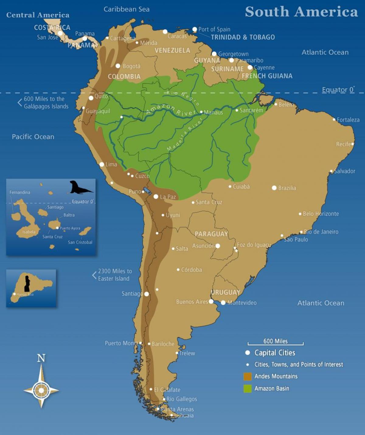 Chili Andes Peta Peta Dari Chile Pegunungan Andes Amerika Selatan Amerika