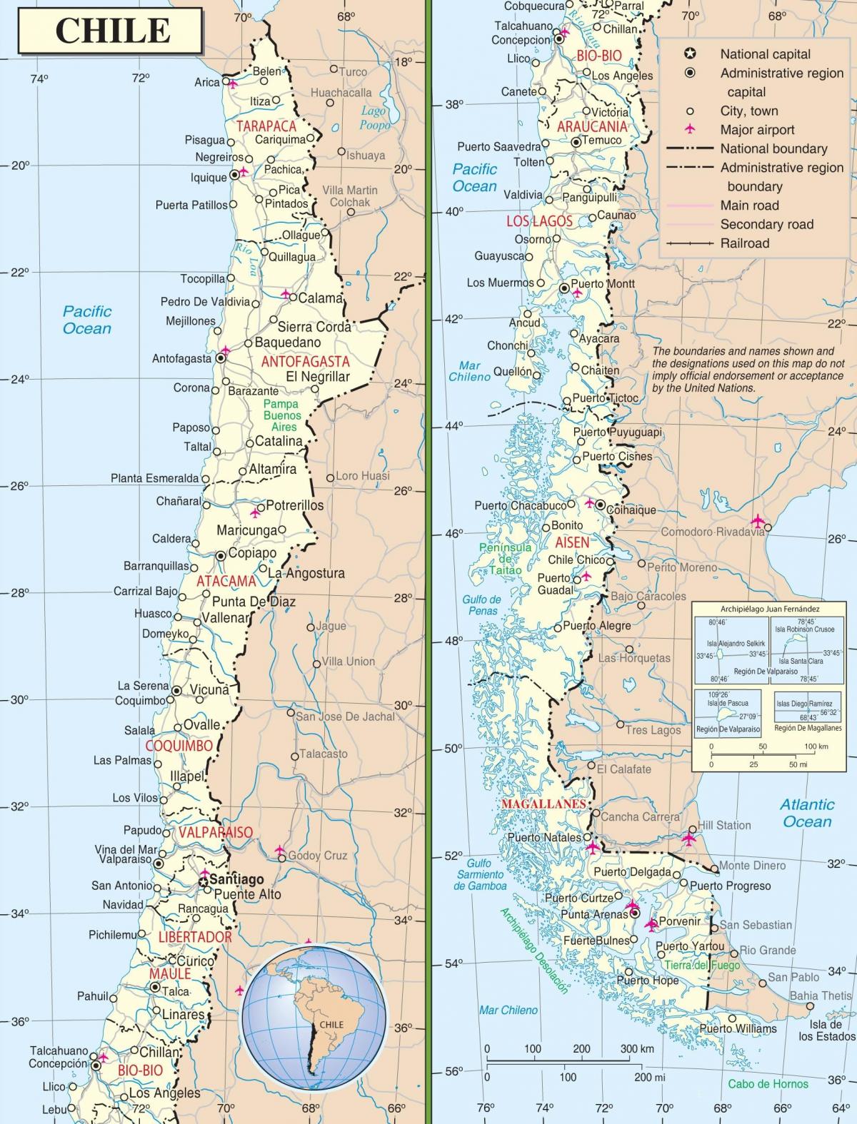 peta de Chile