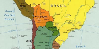 Peta cari Chile pada