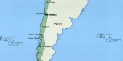 Peta temuco-Cile